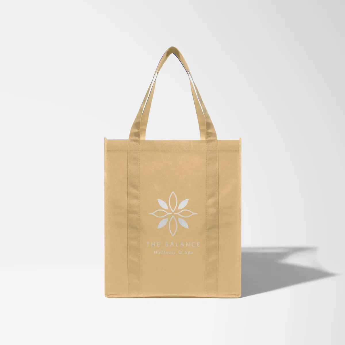 Large Water-Resistant Lila Shopping Tote
