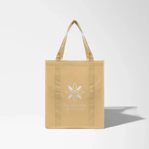 Large Water-Resistant Lila Shopping Tote