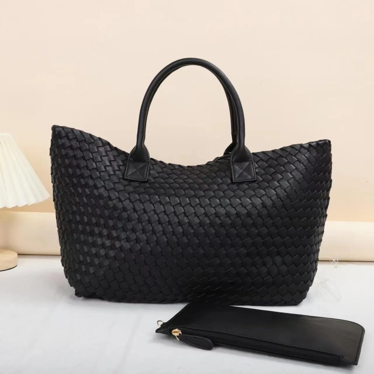 Large Woven Tote handbags for Women Work Tote Bag Shoulder Purse Tote Purse Shoulder Bag Travel Tote Bag