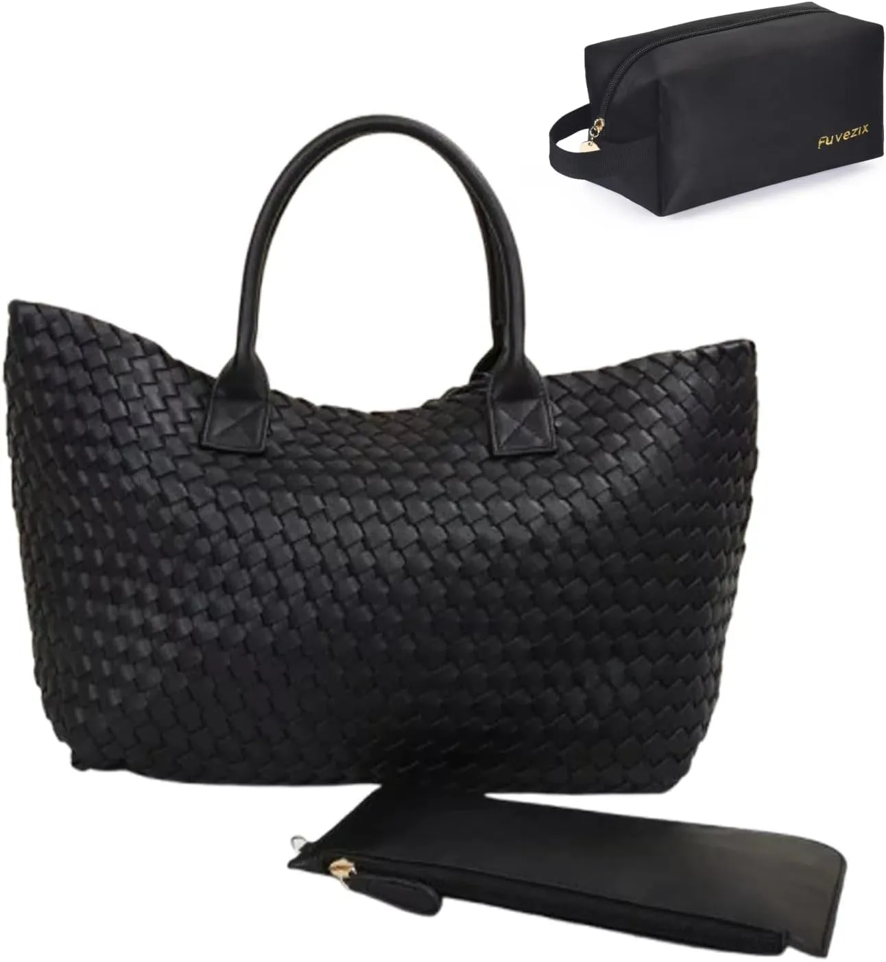 Large Woven Tote handbags for Women Work Tote Bag Shoulder Purse Tote Purse Shoulder Bag Travel Tote Bag