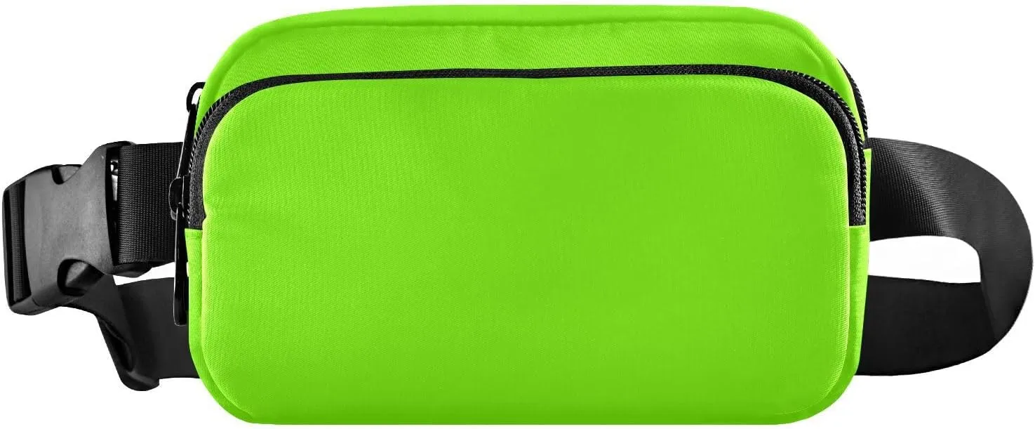 Lawn Green Crossbody Bag Fanny Pack, Waist Pack Bag, Small Waist Bag for Women, Belt Bag Waterproof