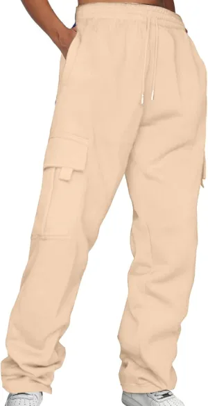 LCMTWX Baggy Sweatpants for Women Print High Sweatpants Pockets Athletic Trousers Women's Pants Pants Casual Comfy Soft