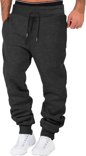 LCMTWX Cargo Pants for Men Casual Jogging Sports Elastic with Pockets Men's Men's Pants Fleece Active Tech Joggers