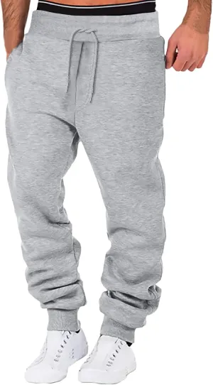 LCMTWX Cargo Pants for Men Casual Jogging Sports Elastic with Pockets Men's Men's Pants Fleece Active Tech Joggers