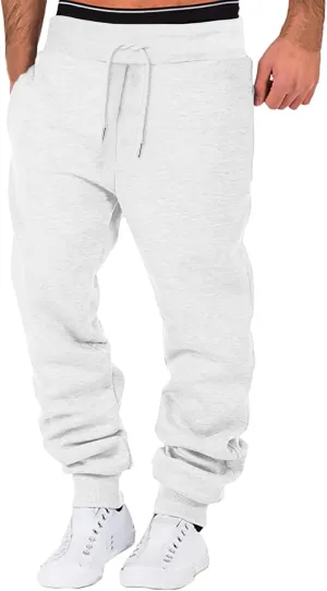 LCMTWX Cargo Pants for Men Casual Jogging Sports Elastic with Pockets Men's Men's Pants Fleece Active Tech Joggers