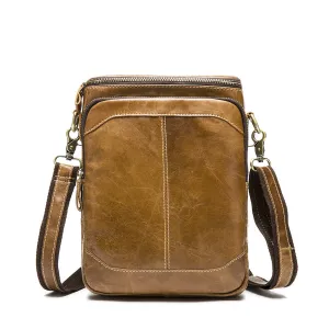leather bag leisure business men bangalor fashion leather satchel tidal range of vertical section
