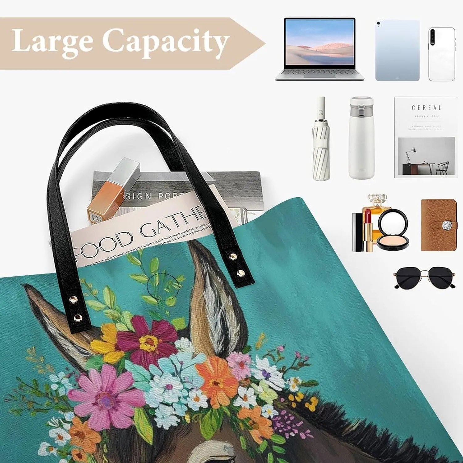 Leather Purse For Women Ladies Tote Shoulder Handbag