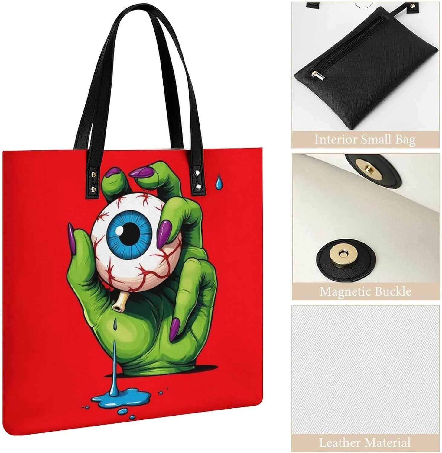 Leather Purse For Women Ladies Tote Shoulder Handbag