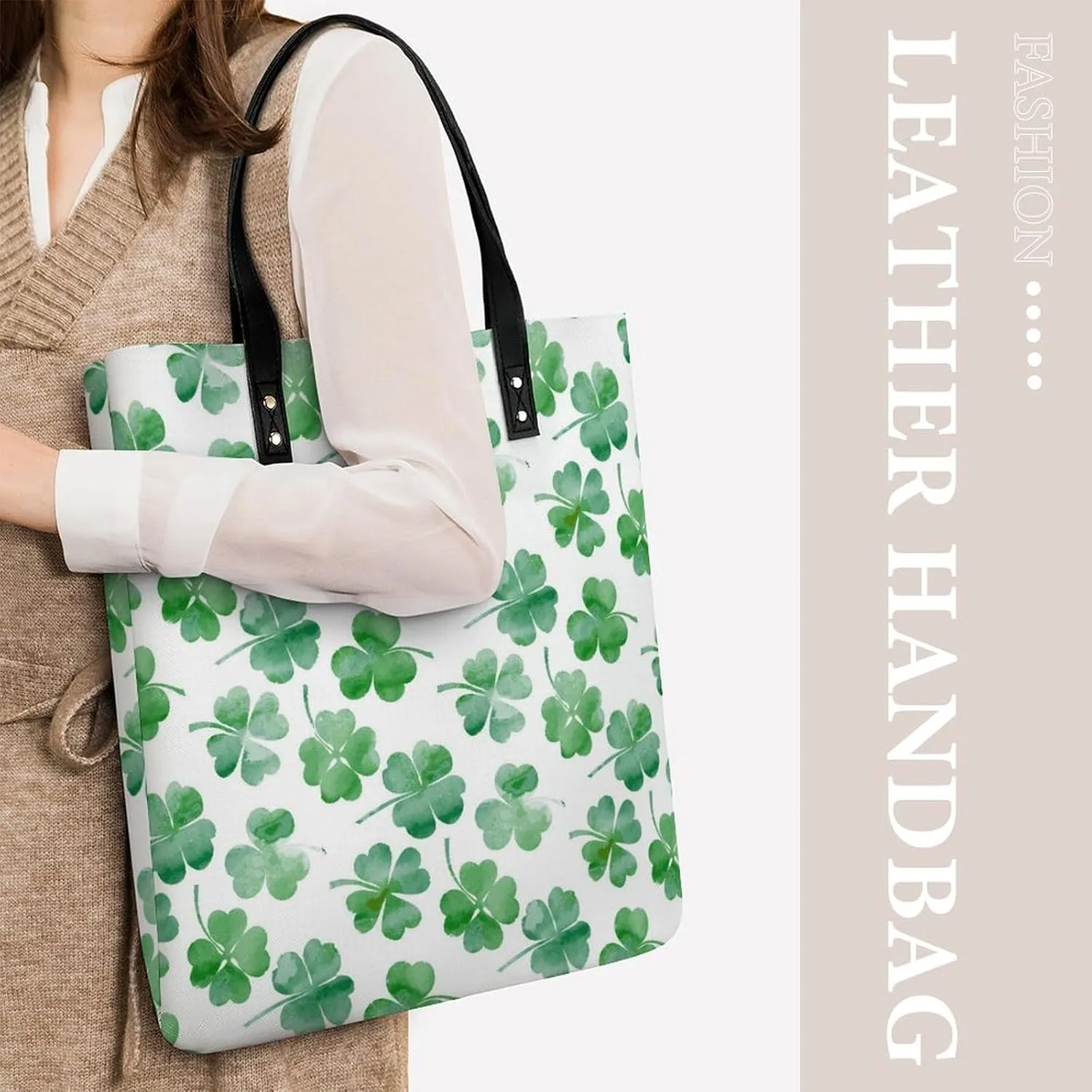 Leather Purse For Women Ladies Tote Shoulder Handbag