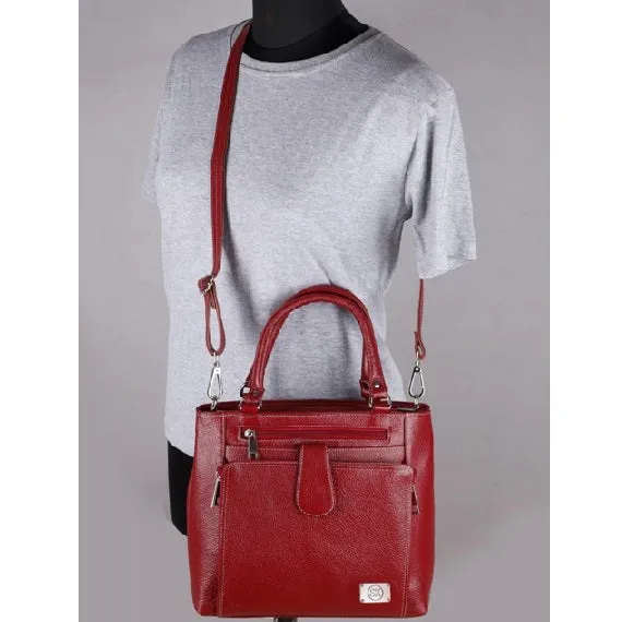 Leather Shoulder Tote Purse Top Handle Satchel
