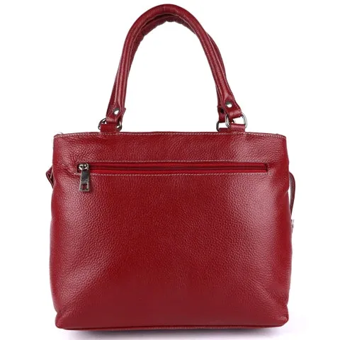 Leather Shoulder Tote Purse Top Handle Satchel