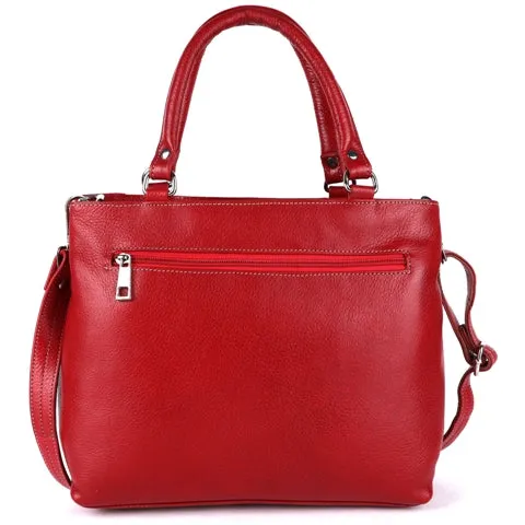 Leather Shoulder Tote Purse Top Handle Satchel
