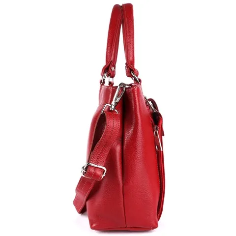 Leather Shoulder Tote Purse Top Handle Satchel