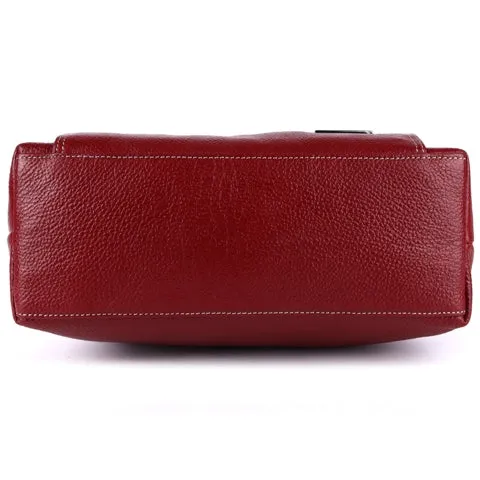 Leather Shoulder Tote Purse Top Handle Satchel