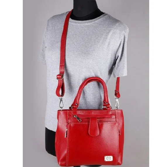 Leather Shoulder Tote Purse Top Handle Satchel