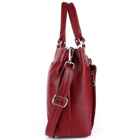 Leather Shoulder Tote Purse Top Handle Satchel