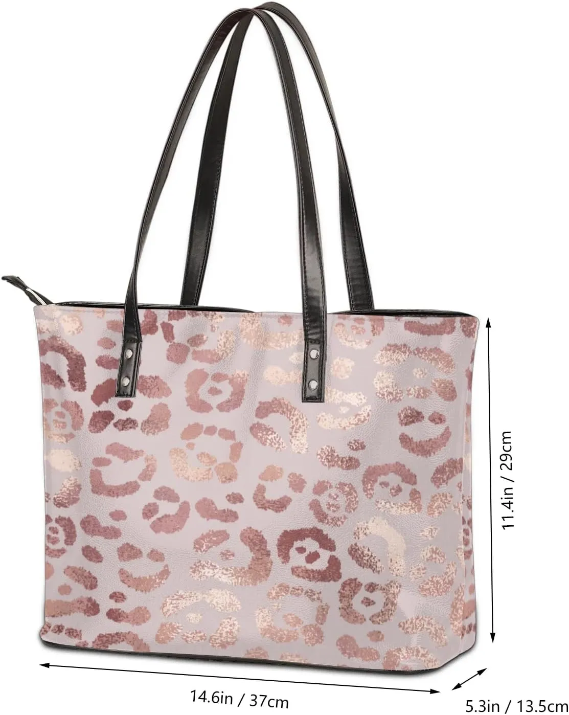 Leather Tote Bag for Women Handbags Laptop Shoulder Bag Large Tote Purse for Work Shopping Travel