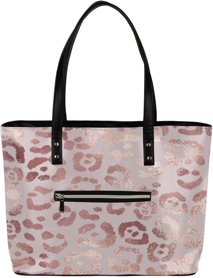 Leather Tote Bag for Women Handbags Laptop Shoulder Bag Large Tote Purse for Work Shopping Travel