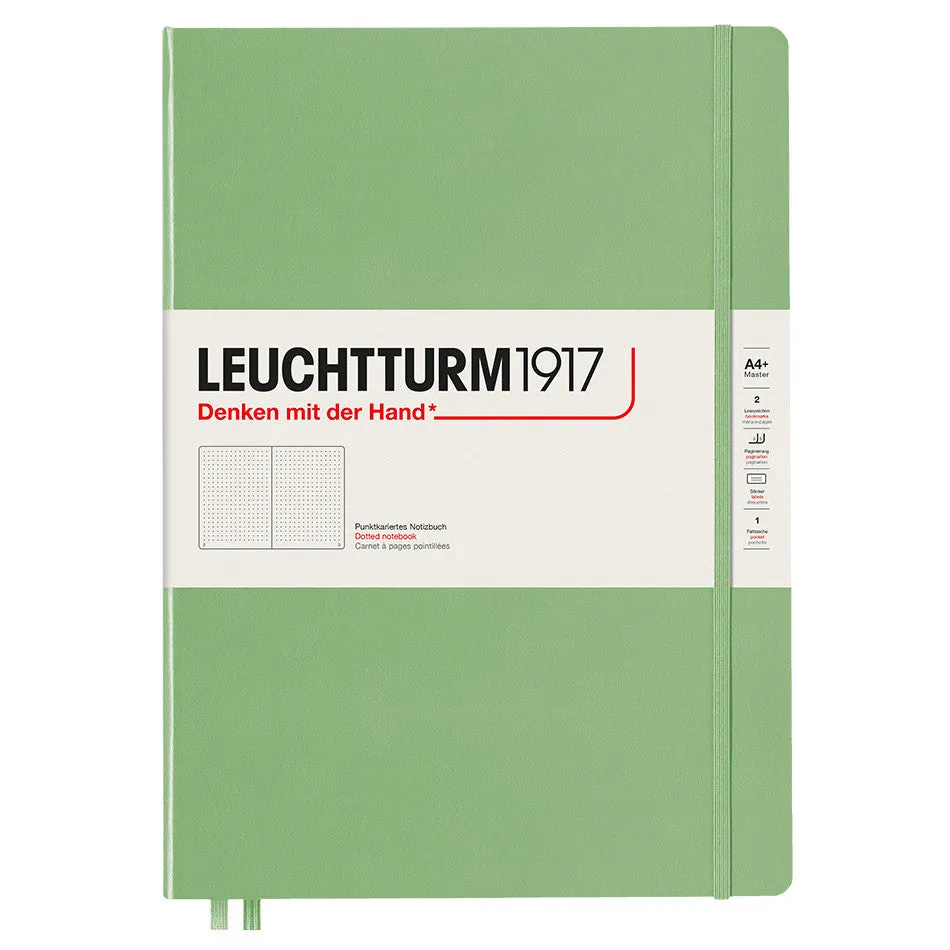LEUCHTTURM1917 Hardcover Notebook Master Slim Sage