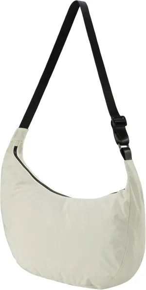 Lightweight Nylon Crescent Crossbody Bag for Women Adjustable Strap Water-Resistant Everyday Purse