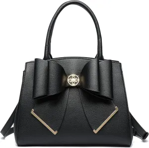 Like Dreams Vegan Leather Tote Bag for Women - Elegant Bowtie Satchel Purse, Stylish Handbag & Purse for Women