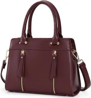 LJOSEIND Small Satchel Purses for Women - Fashionable Handbags, Top Handle Crossbody Bags with Adjustable Strap