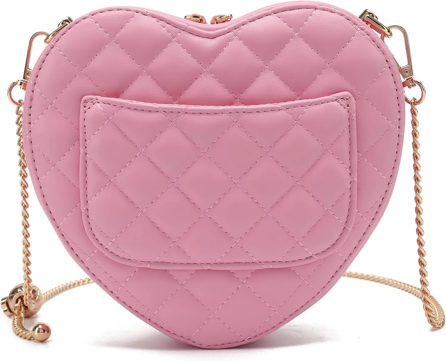 lola mae Heart Shape Satchel Crossbody Purse for women Zip Around Shoulder Bag
