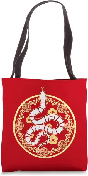 Lucky Money Red Envelope Red Pocket Snake Year Ingot Coin Tote Bag