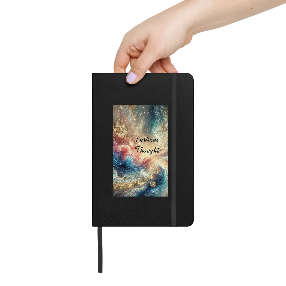 Lustrous Thoughts Hardcover bound notebook