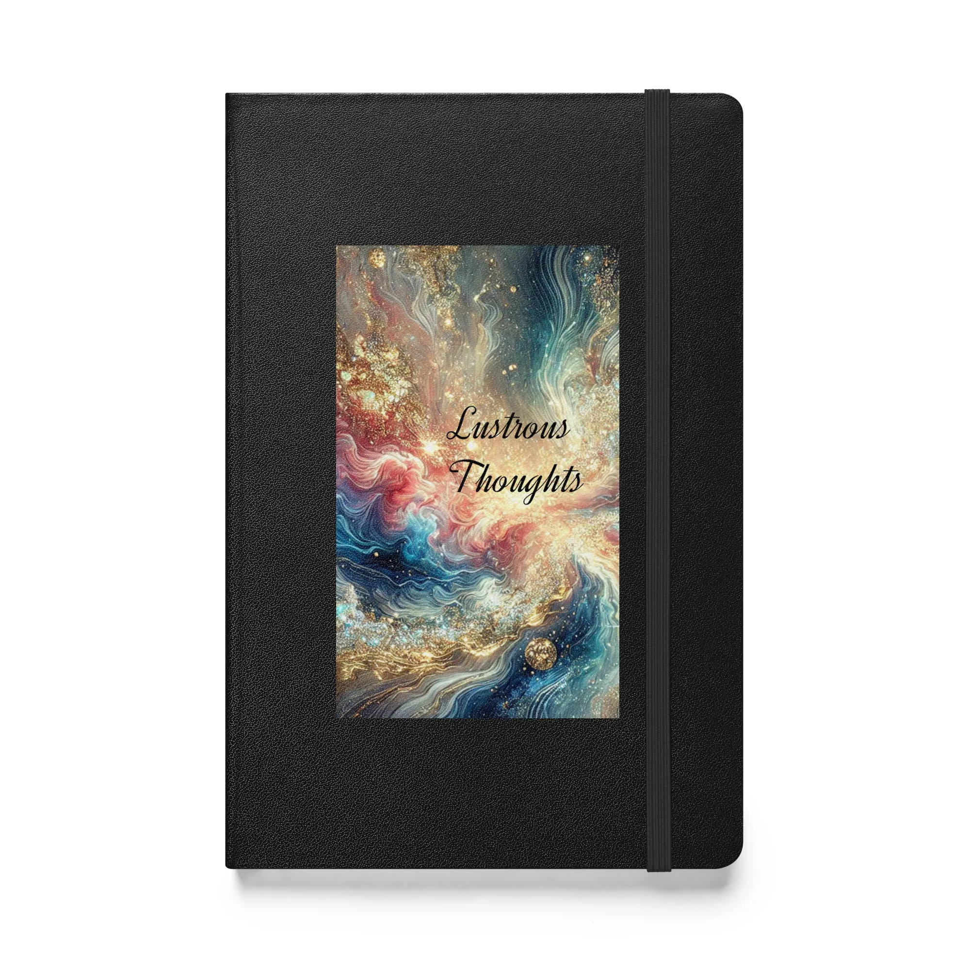 Lustrous Thoughts Hardcover bound notebook