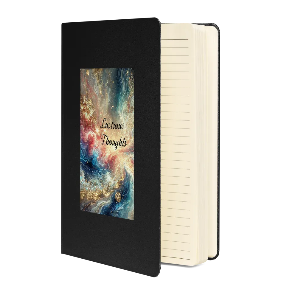 Lustrous Thoughts Hardcover bound notebook