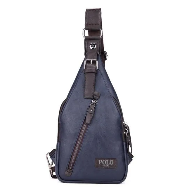 Luxury Leather Sling Bag - 5 Colors