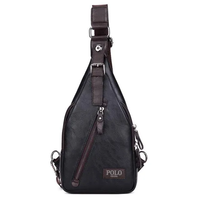 Luxury Leather Sling Bag - 5 Colors