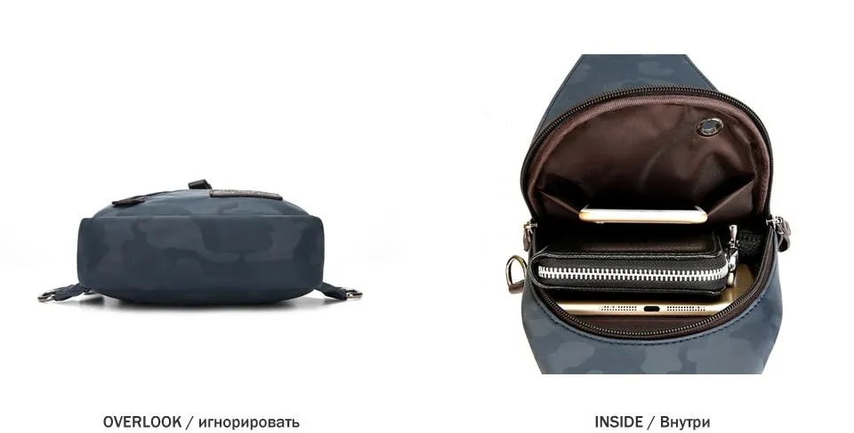 Luxury Leather Sling Bag - 5 Colors
