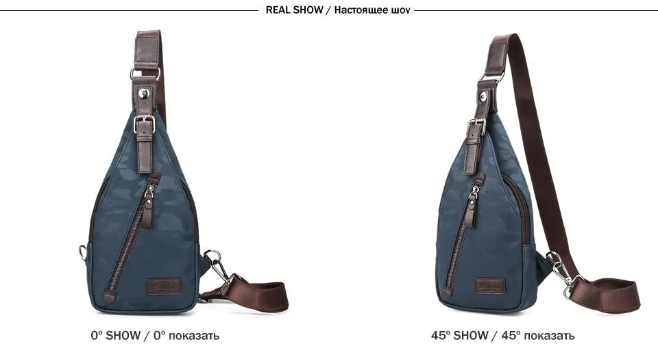 Luxury Leather Sling Bag - 5 Colors