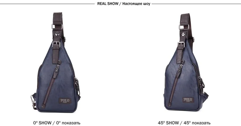 Luxury Leather Sling Bag - 5 Colors
