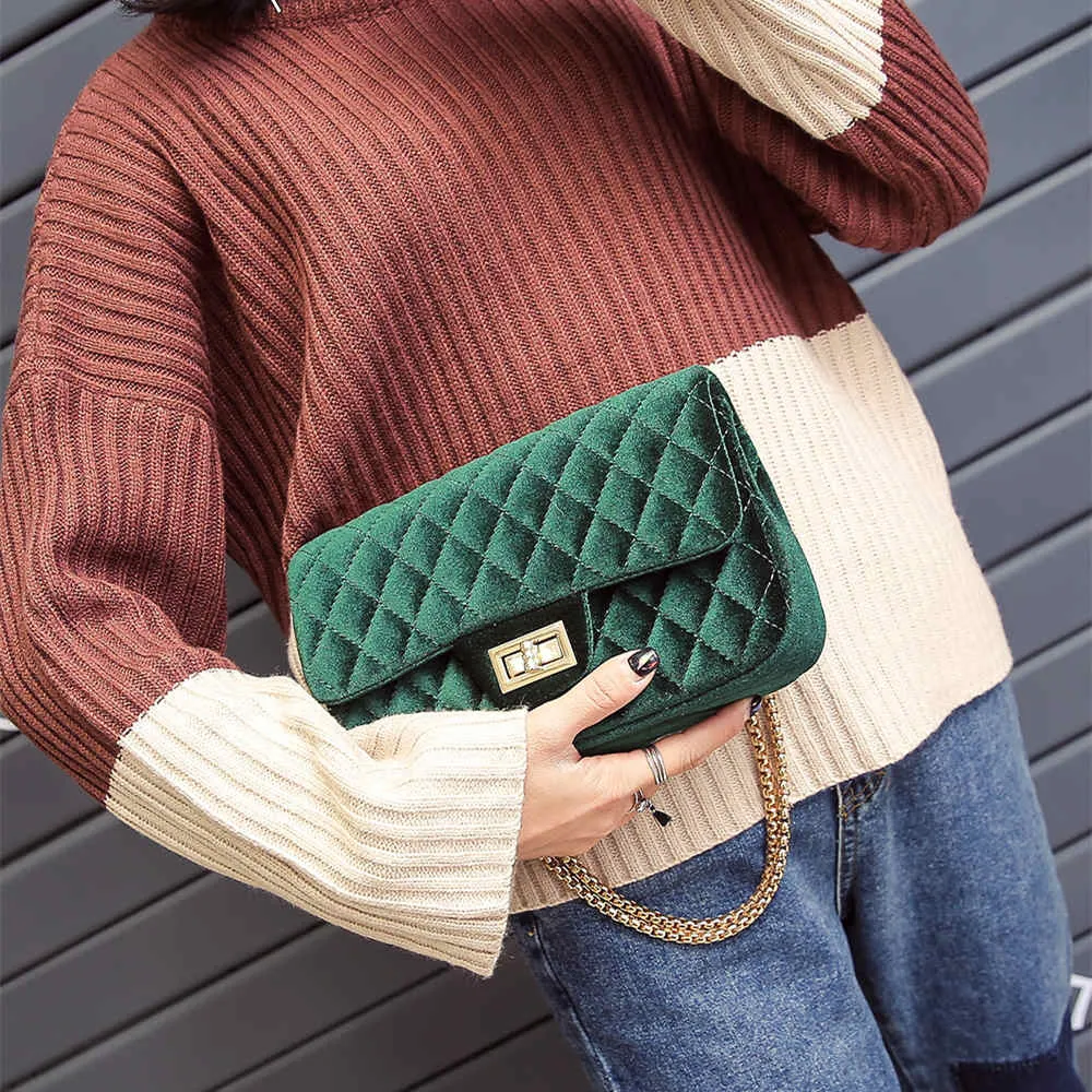Luxury Vintage Velvet Bag For Women