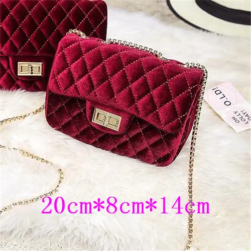 Luxury Vintage Velvet Bag For Women