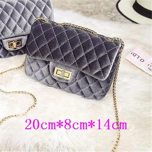 Luxury Vintage Velvet Bag For Women