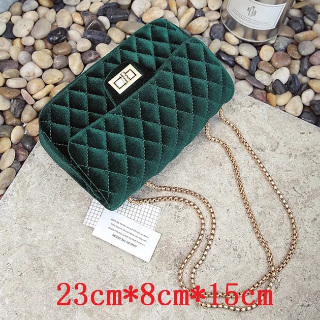 Luxury Vintage Velvet Bag For Women