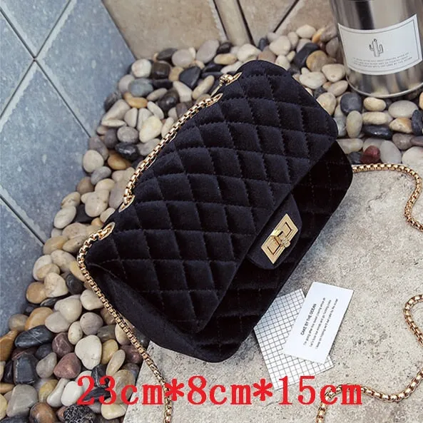 Luxury Vintage Velvet Bag For Women