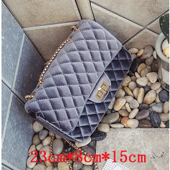Luxury Vintage Velvet Bag For Women