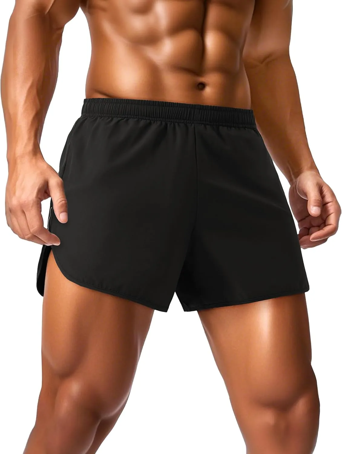 MAGCOMSEN Running Shorts for Men 3 Inch Quick Dry Gym Lightweight Shorts Mens for Athletic Workout with Liner