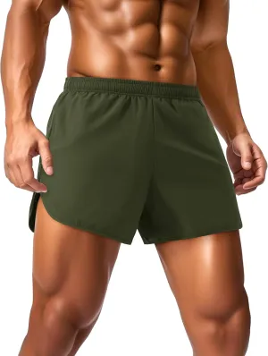 MAGCOMSEN Running Shorts for Men 3 Inch Quick Dry Gym Lightweight Shorts Mens for Athletic Workout with Liner