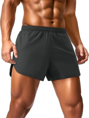 MAGCOMSEN Running Shorts for Men 3 Inch Quick Dry Gym Lightweight Shorts Mens for Athletic Workout with Liner