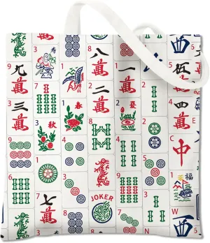 Mahjong Gifts Tote Bag - Mahjong Gifts for Friends Women Canvas Tote Bag
