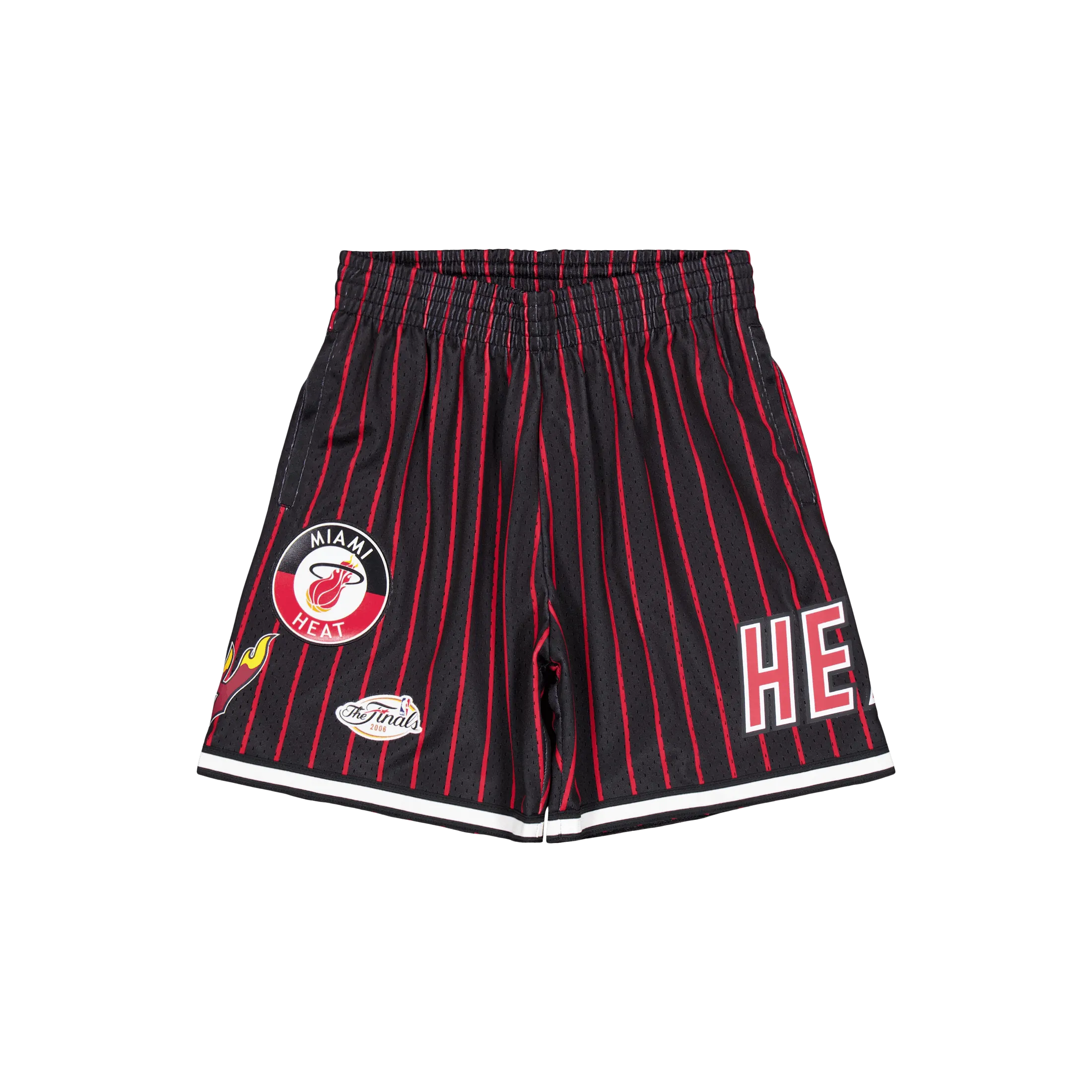 M&n City Collection Mesh Short Black/red