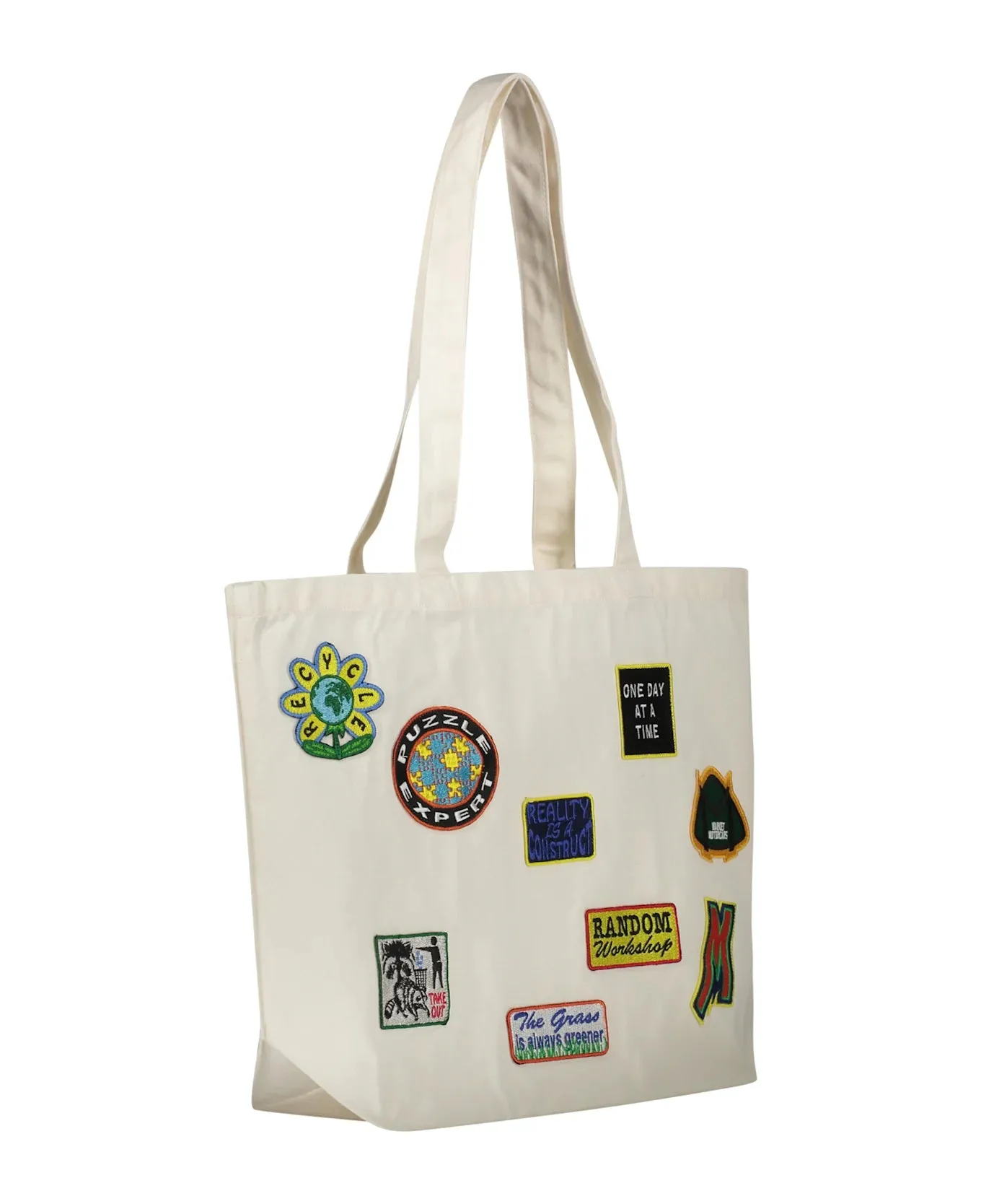 Market Bag Tote Patch Work Multi Colour