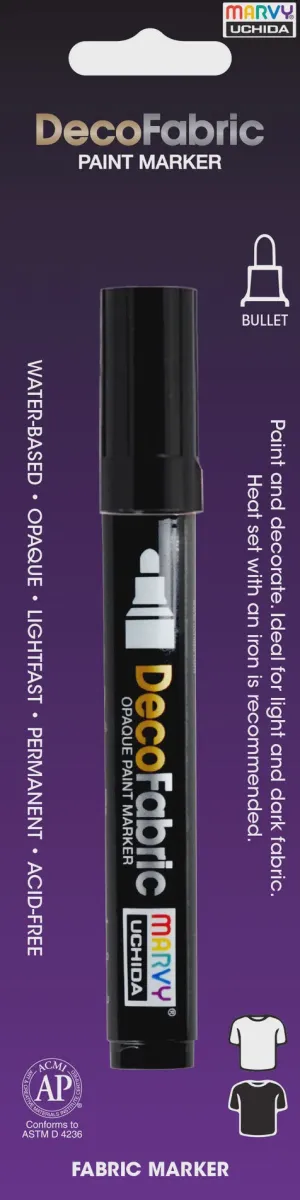 Marvy DecoFabric Marker White