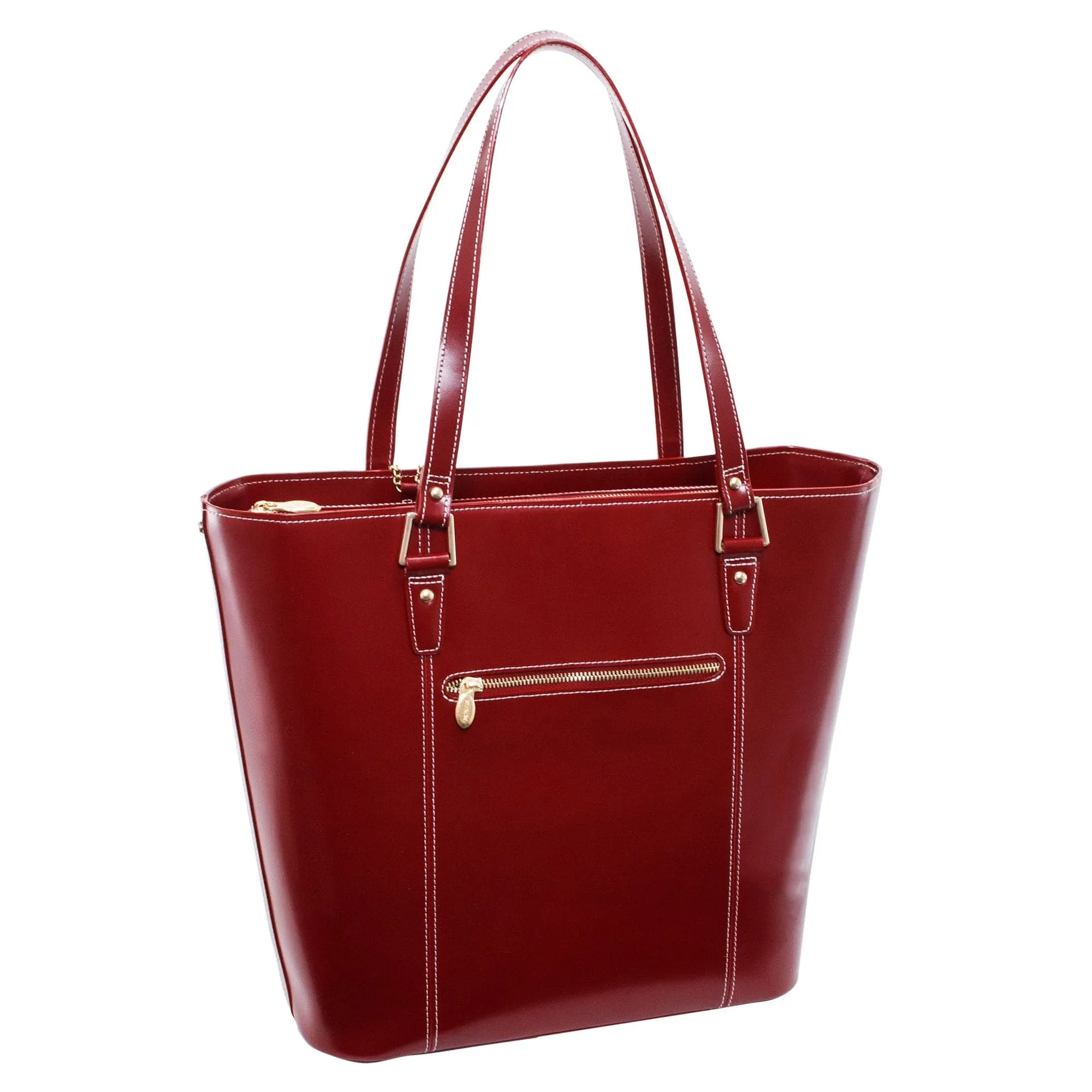 McKlein USA Deva Leather Tote Bag with Tablet Pocket